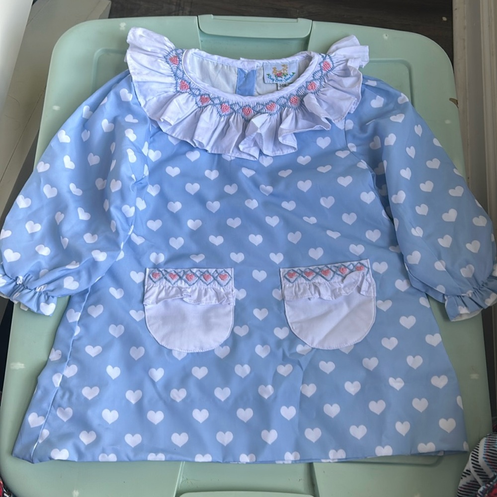 Blue heart dress